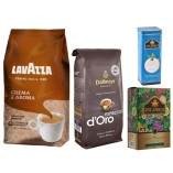 Кофе зерно 2 вида и 2 чая